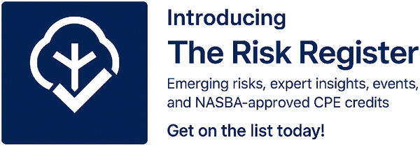 Coming Soon: The Risk Register by Cherry Hill Advisory 🚀🚀🚀